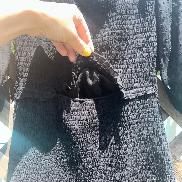 Europa The Label Women’s Dress Size L –Ruffled, sheer sleeves - Picture 4 of 11